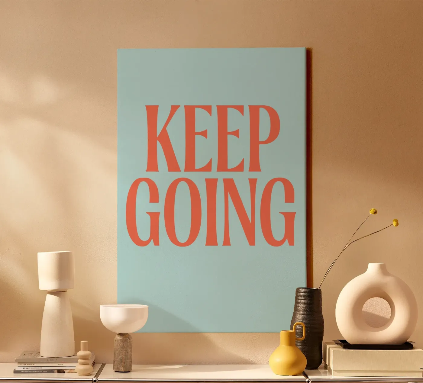Keep Going canvas van treechild