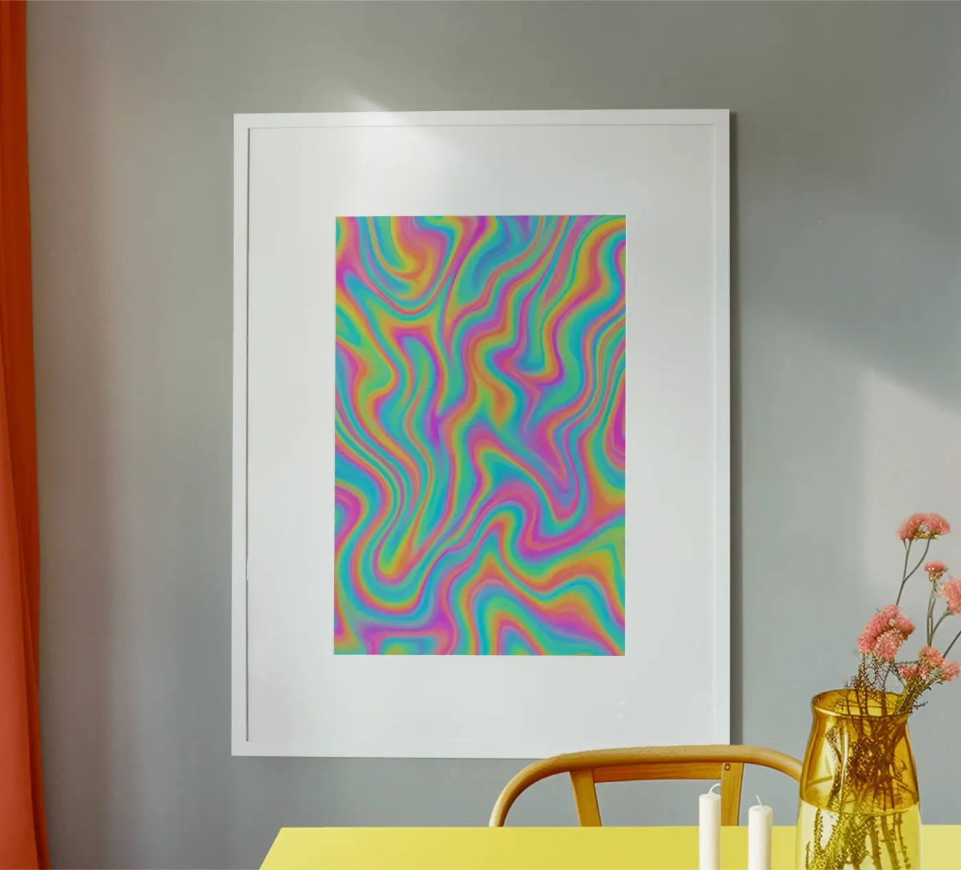 Liquid Rainbow poster by treechild
