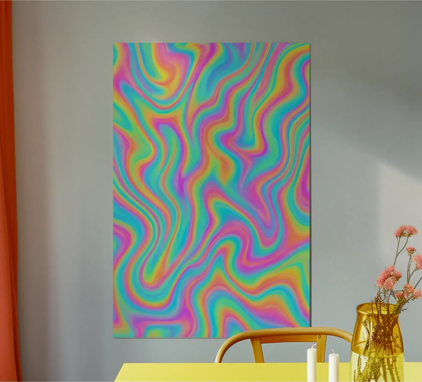 Liquid Rainbow poster by treechild