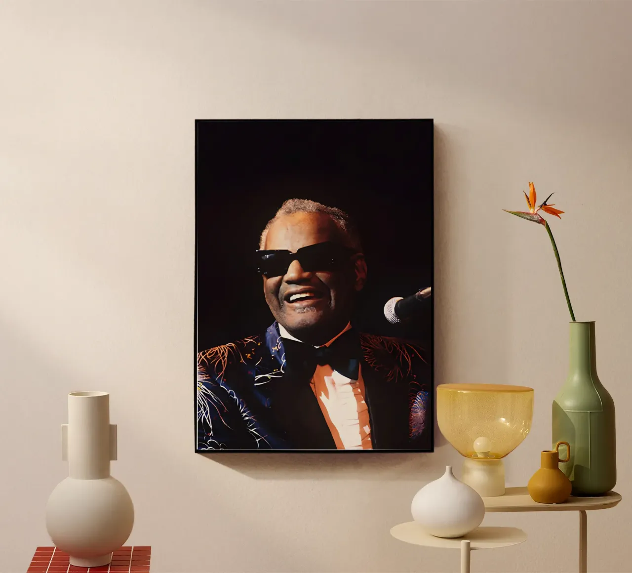 Ray Charles plexiglass da Digital Street art