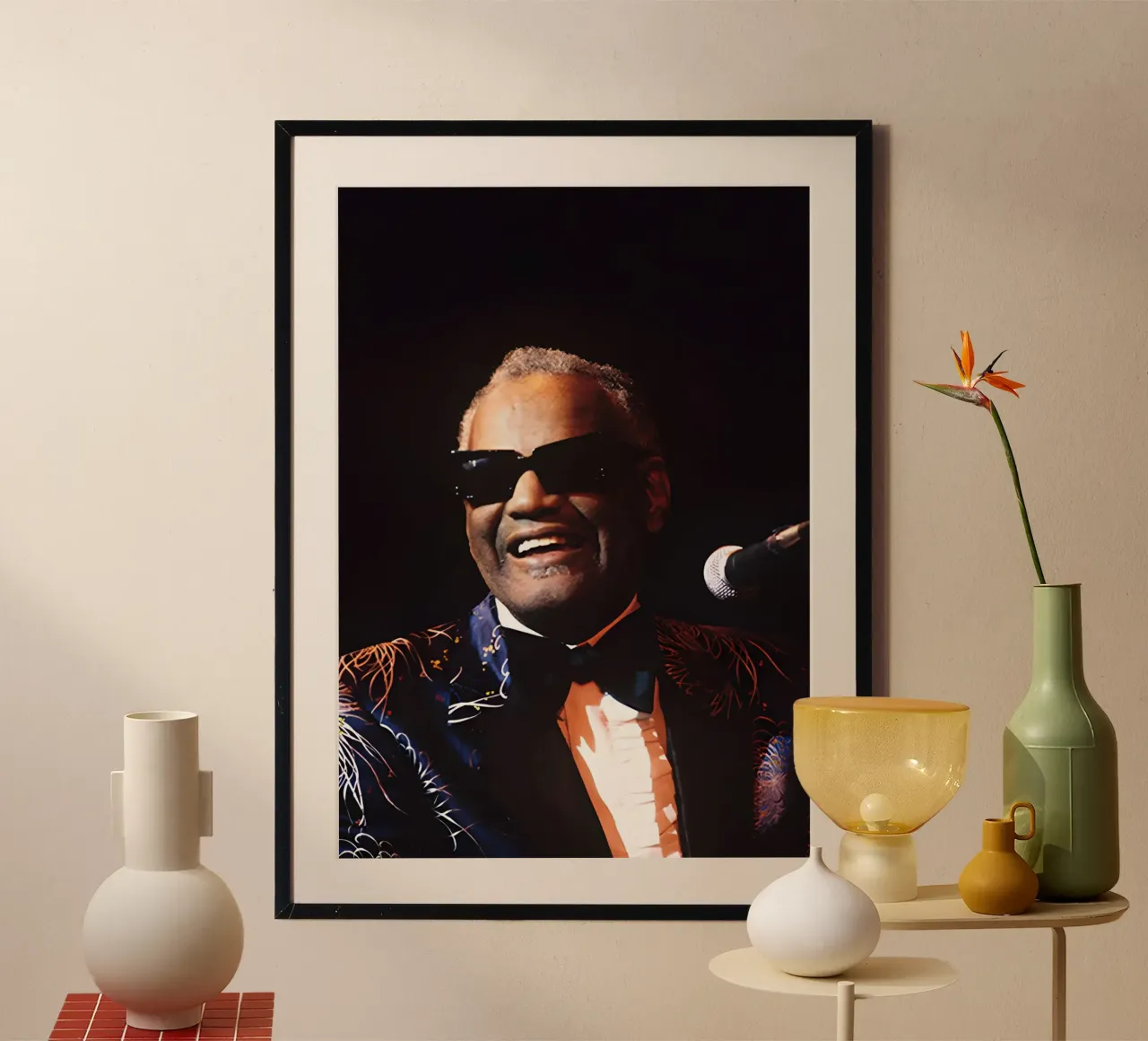 Ray Charles carta hahnemühle da The Poster Hub