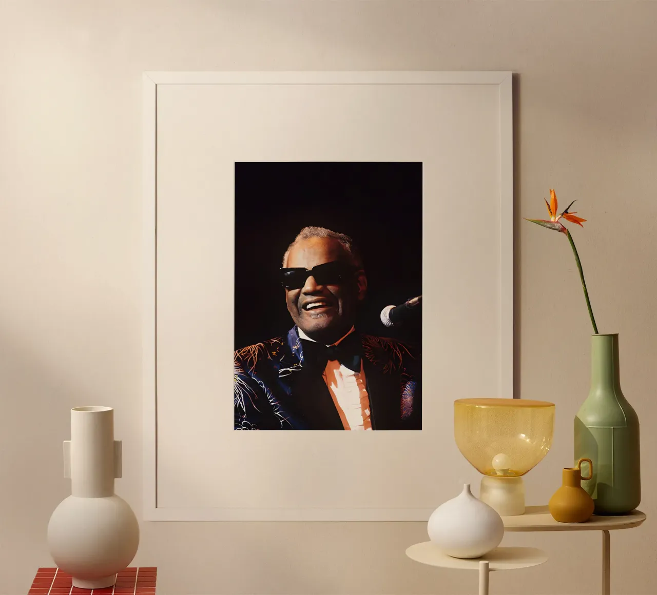 Ray Charles carta hahnemühle da The Poster Hub