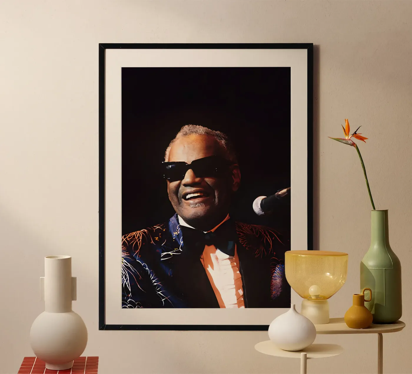 Ray Charles poster by Digital Street art