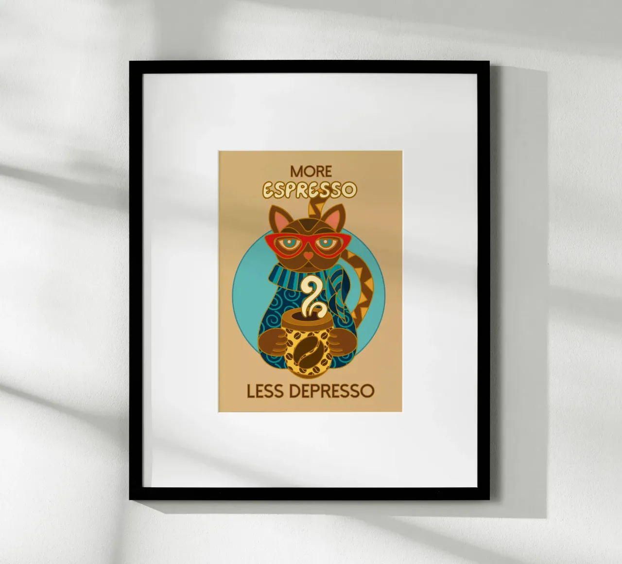 Coffee Time - More Espresso carta hahnemühle da Ana Paniagua Design