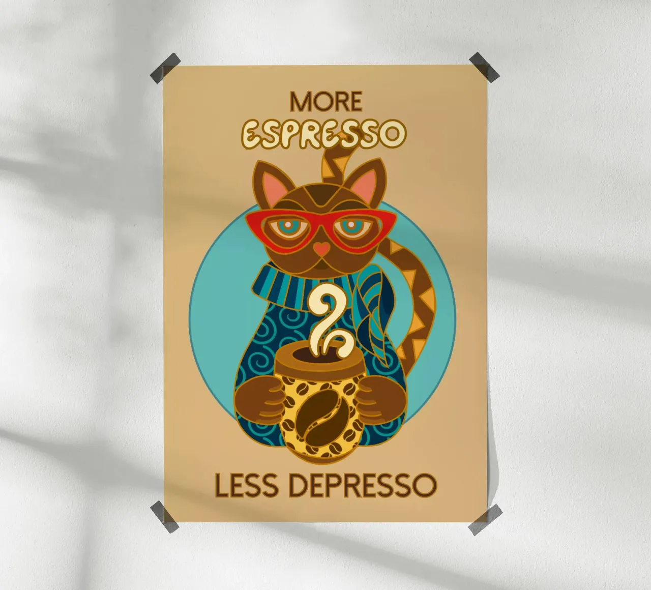 Coffee Time - More Espresso carta hahnemühle da Ana Paniagua Design