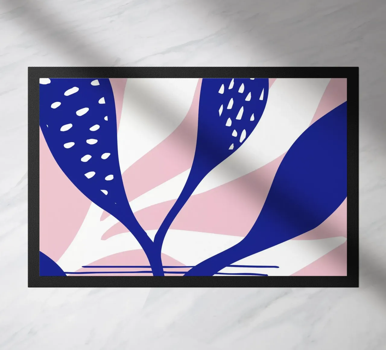 Foglie blu zerbino da Kim Hubball Studio