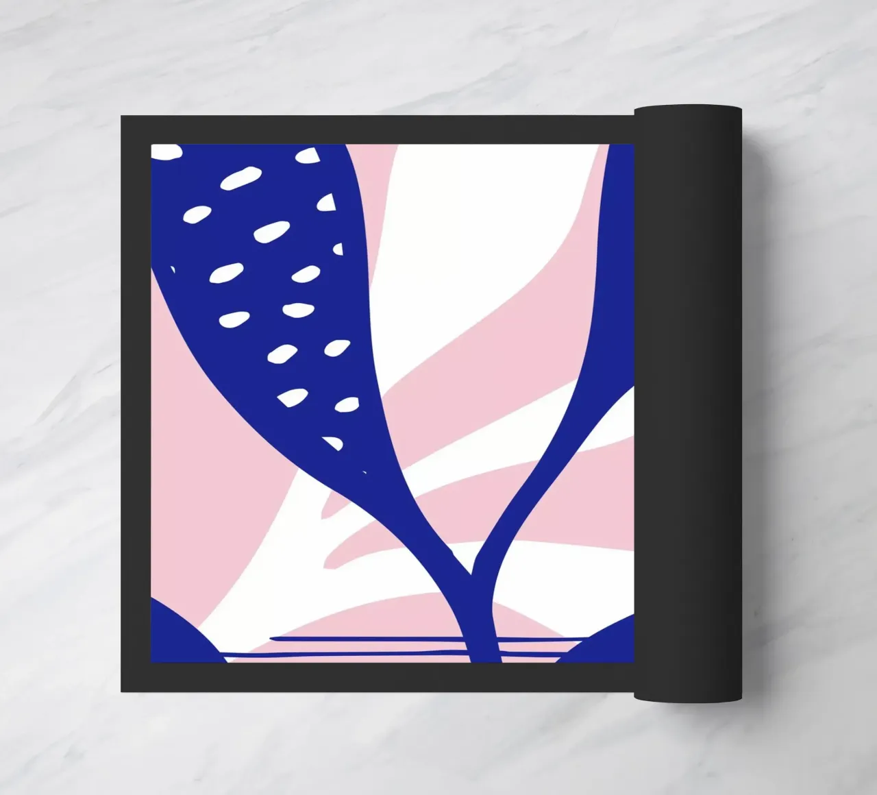 Foglie blu zerbino da Kim Hubball Studio