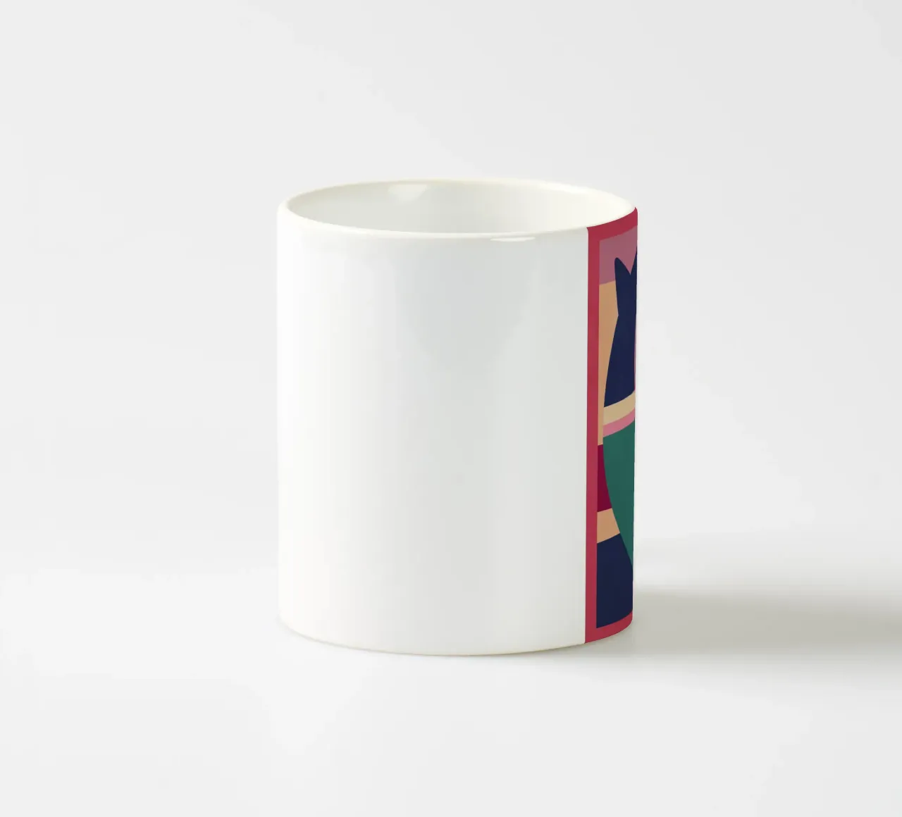 Delfino geometrico tazza in ceramica da Gaite