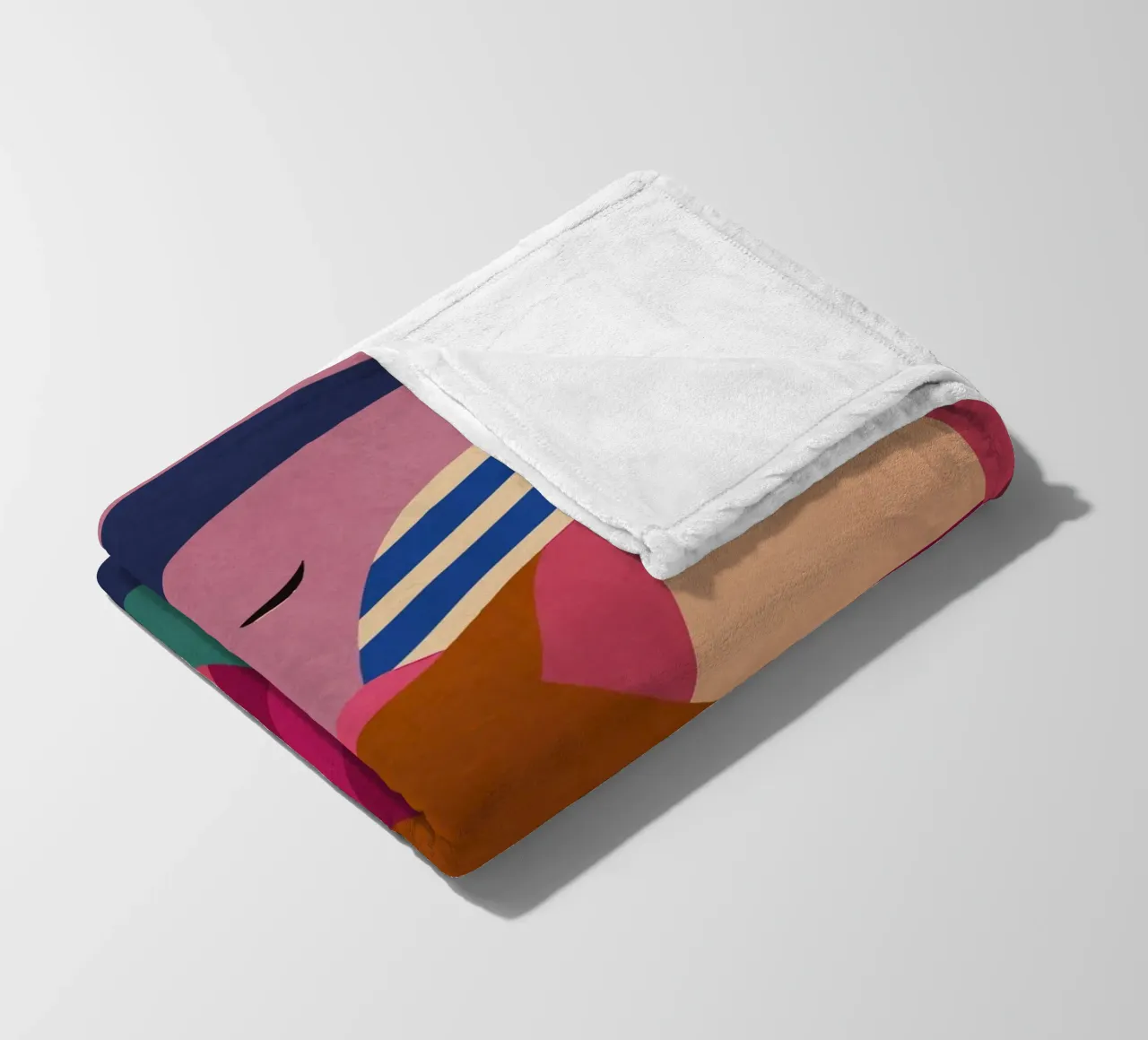 Delfino geometrico coperta in pile da Gaite