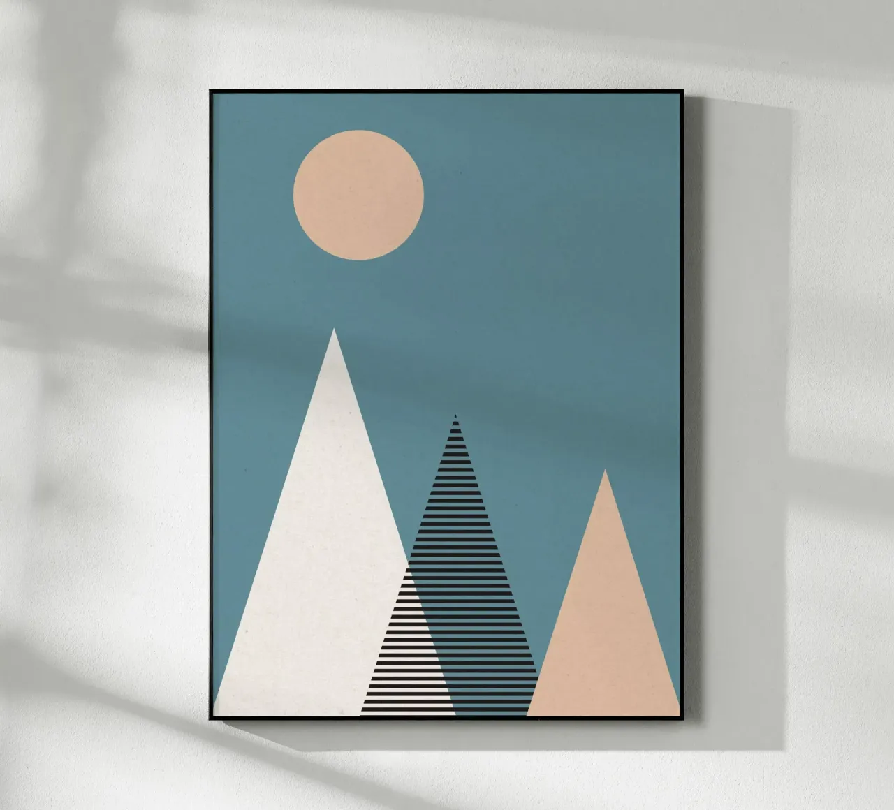 Geometric Mountains plexiglass da Kim Hubball Studio