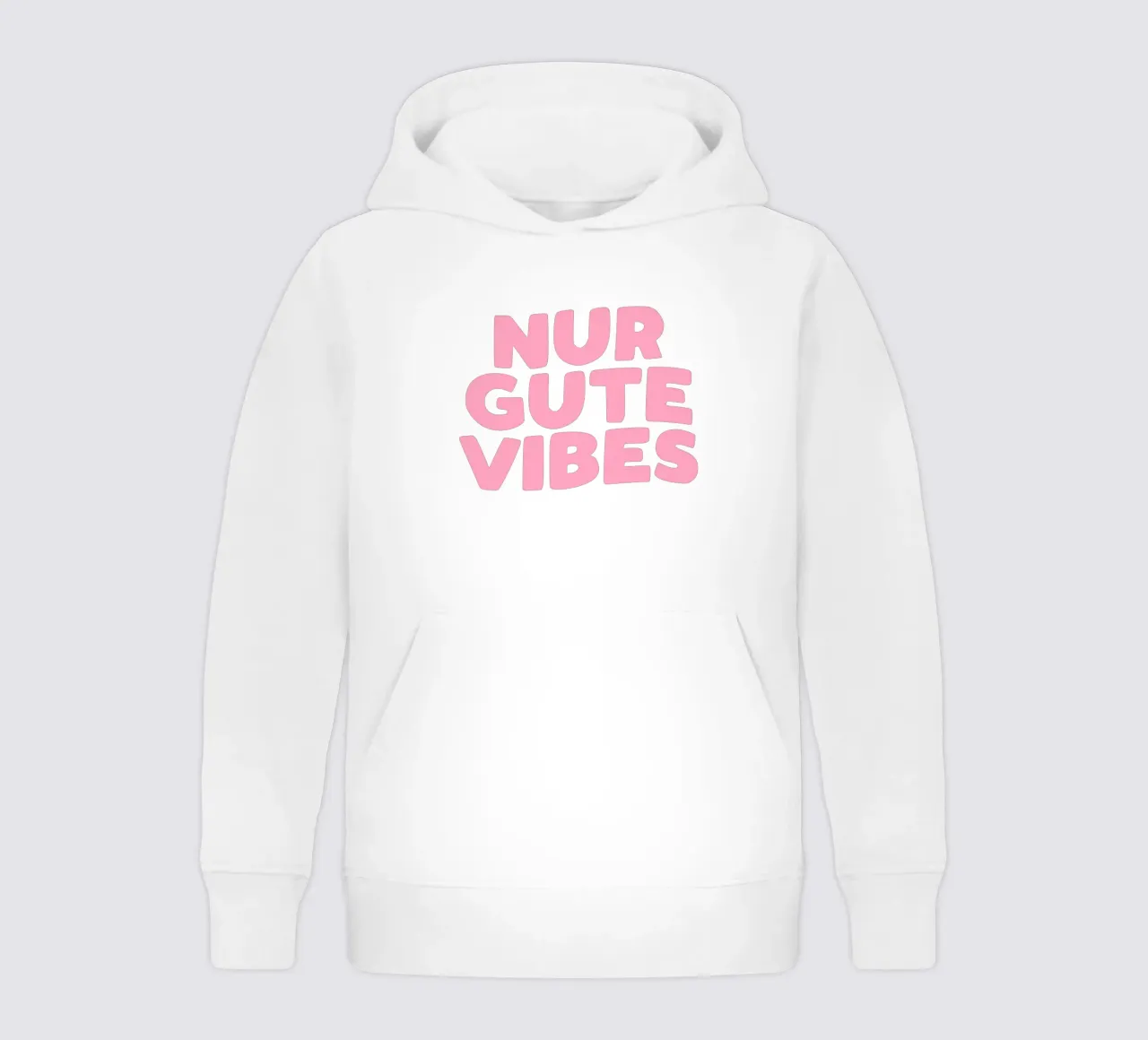 Nur Gute Vibes felpa bambino con cappuccio da THE MOTIVATED TYPE
