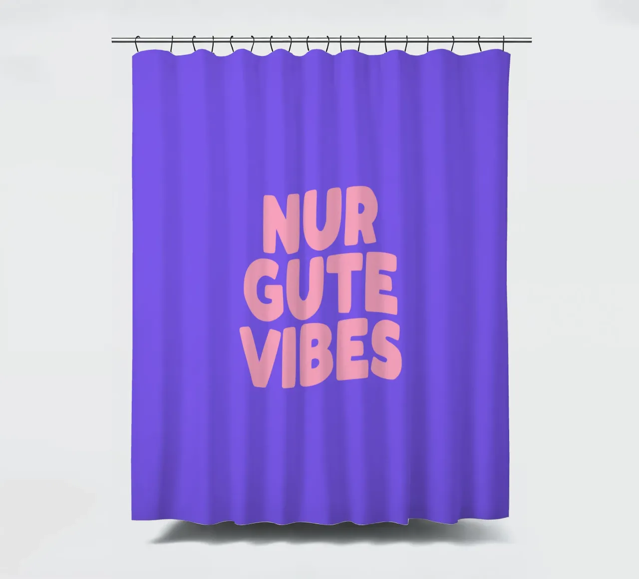 Nur Gute Vibes tenda da doccia da THE MOTIVATED TYPE
