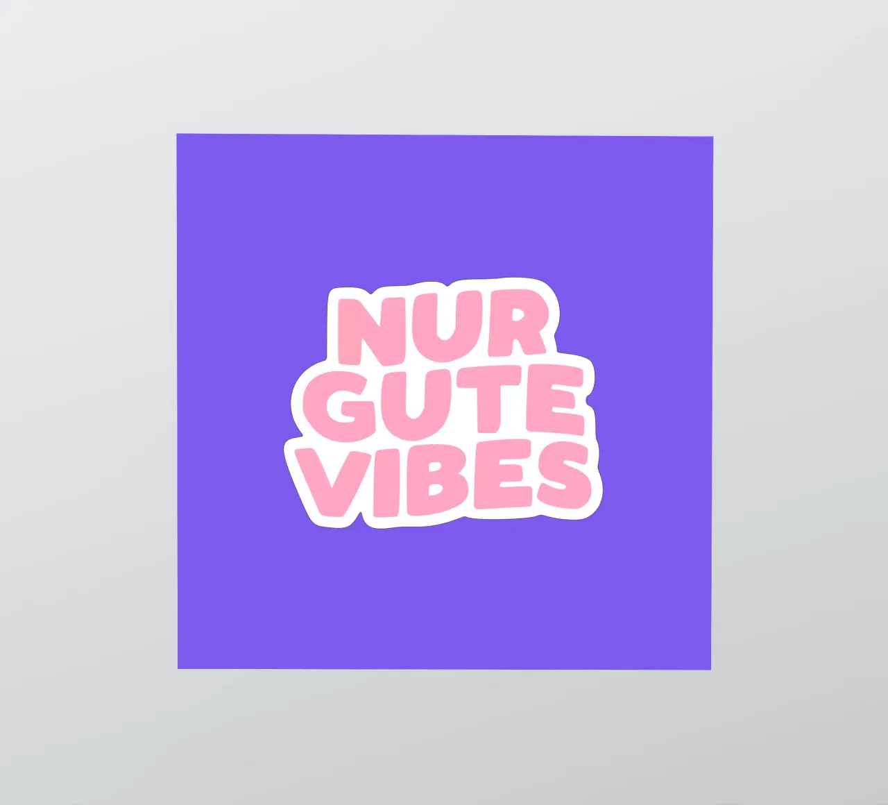 Nur Gute Vibes sticker by THE MOTIVATED TYPE