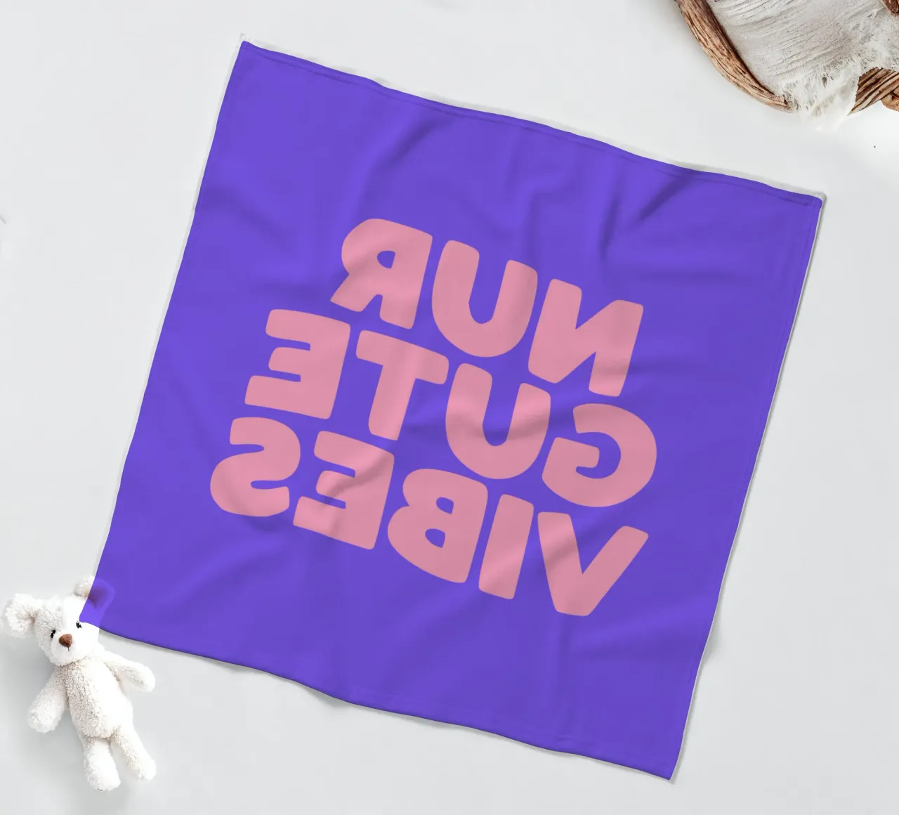 Nur Gute Vibes coperta in pile da THE MOTIVATED TYPE