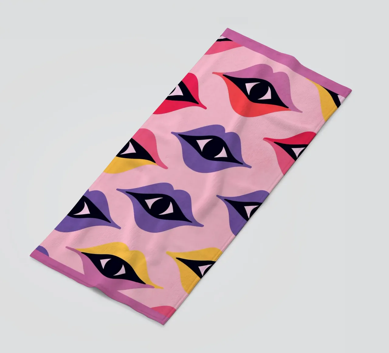 Occhi e labbra telo mare da Gaite