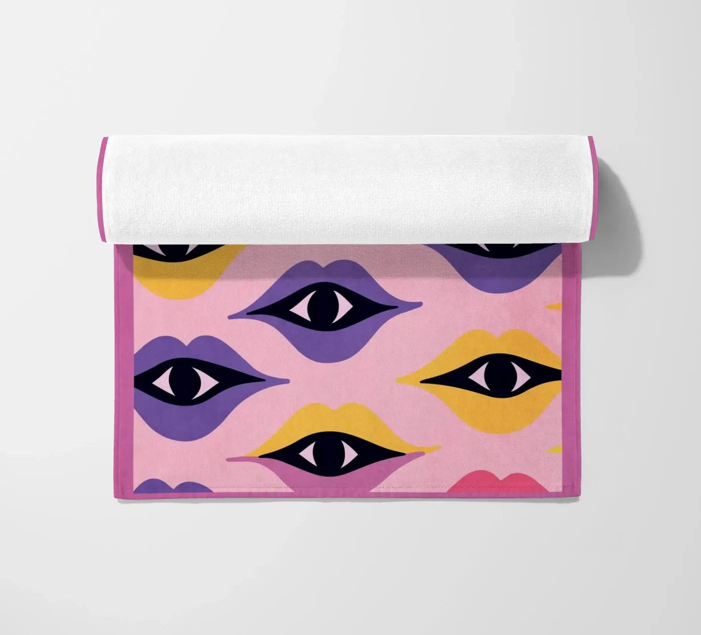 Occhi e labbra telo mare da Gaite