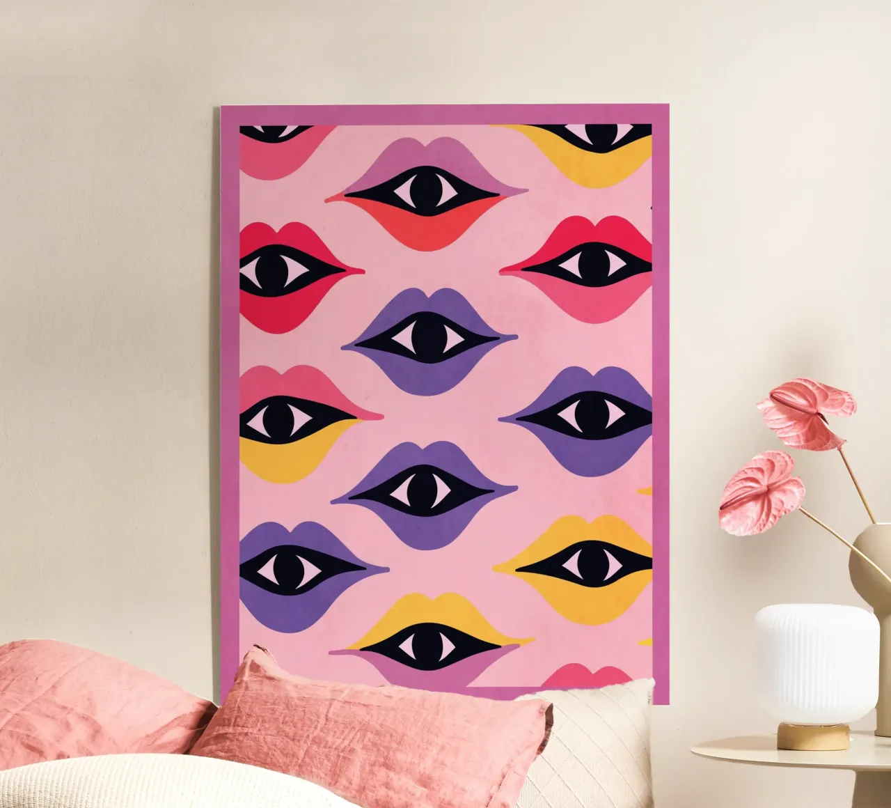 Occhi e labbra plexiglass da Gaite