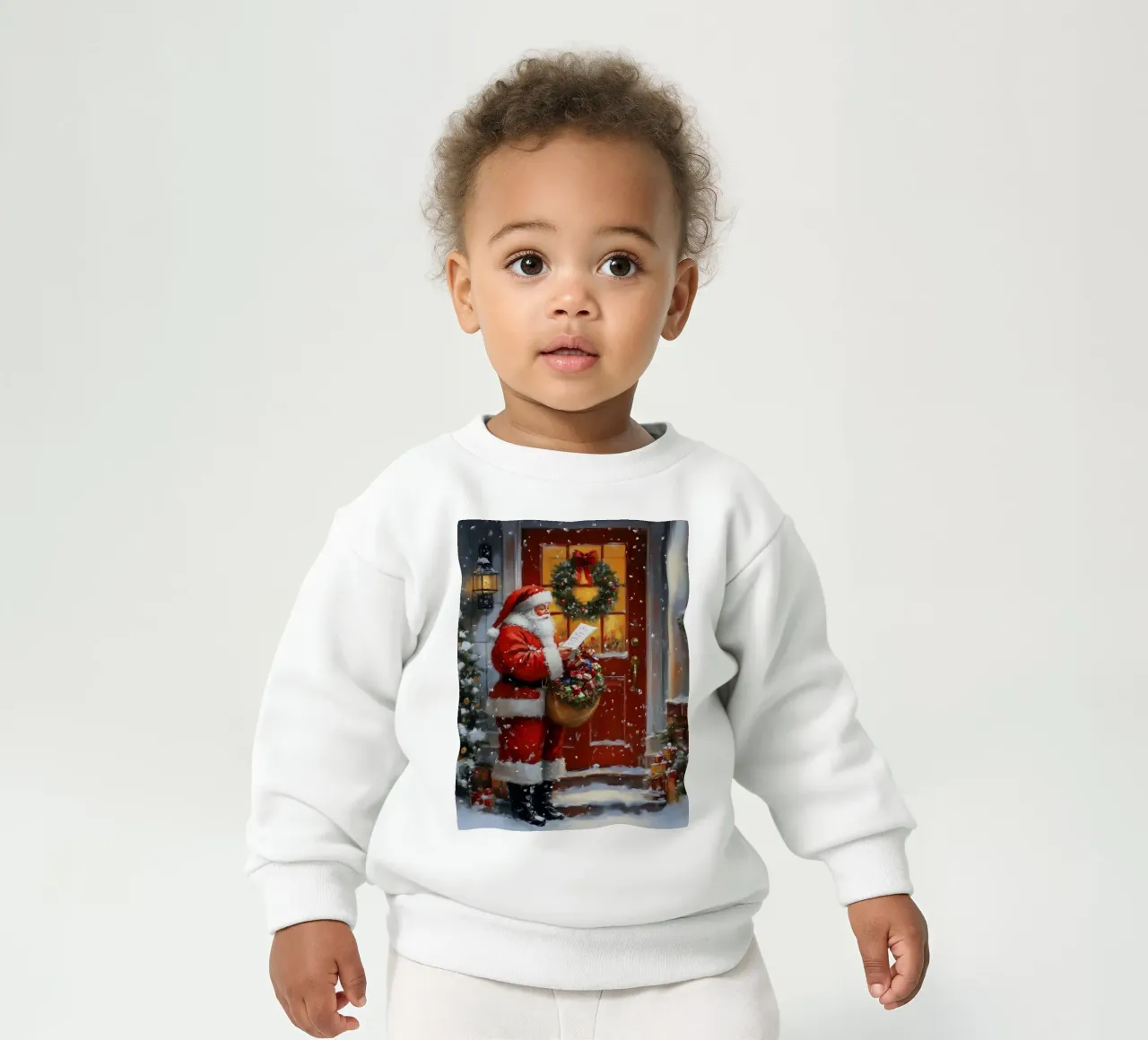 Babbo Natale Immagine classica di Natale felpa neonato da Cozy Vibes