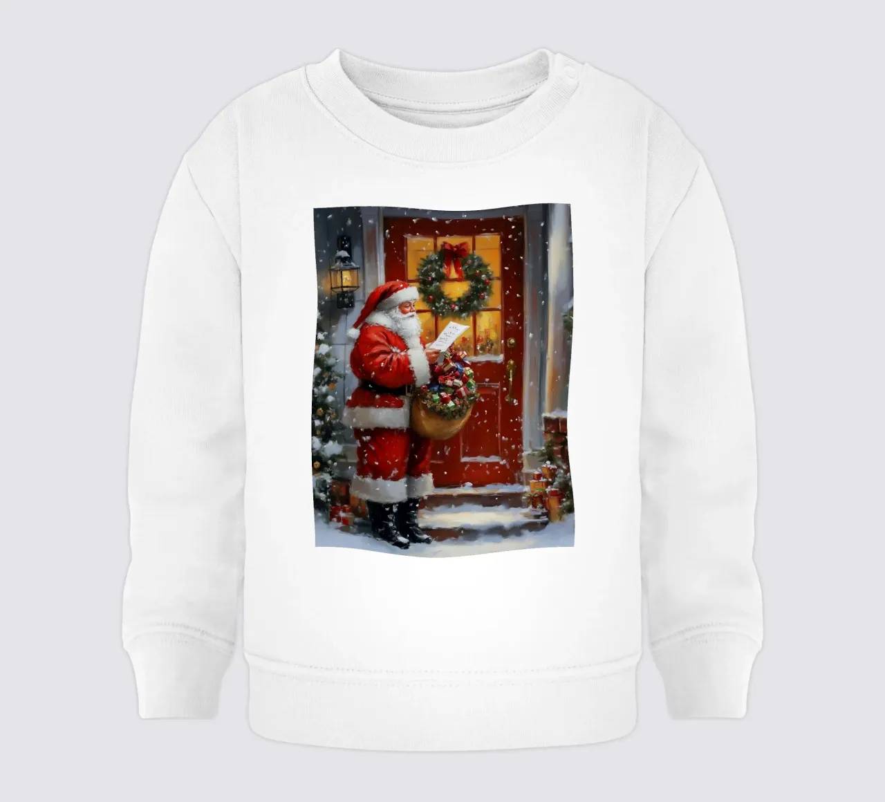 Babbo Natale Immagine classica di Natale felpa neonato da Cozy Vibes
