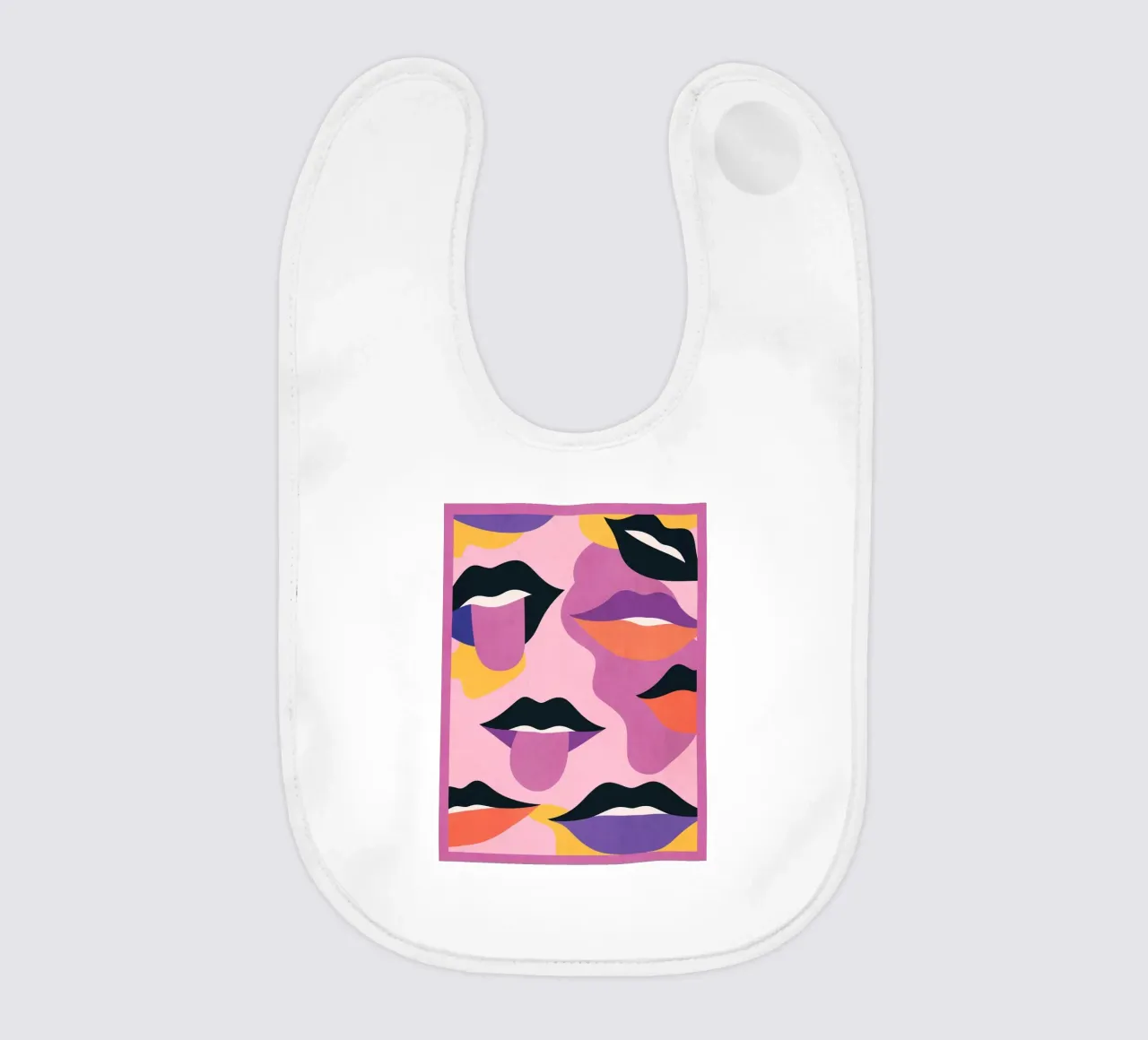 Labbra pop art bavaglino da Gaite