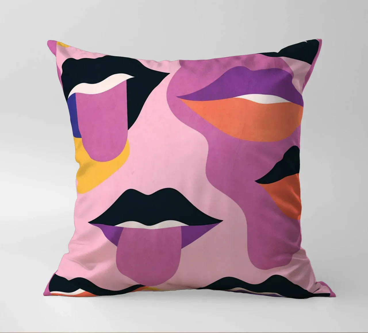 Labbra pop art cuscino da Gaite