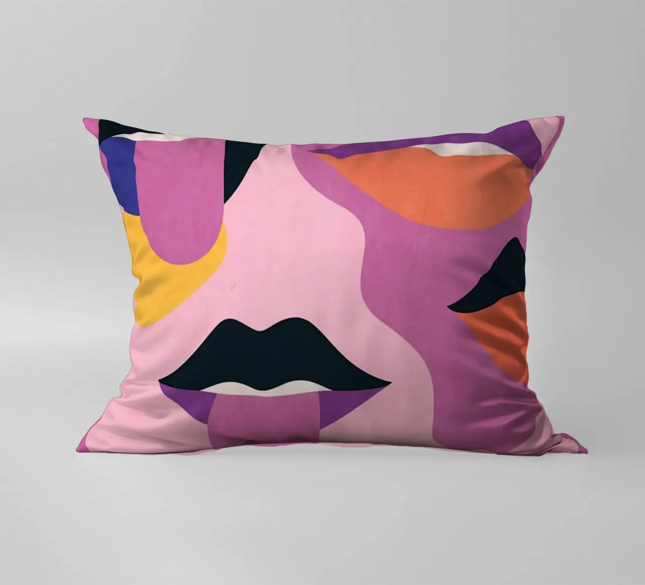Labbra pop art cuscino da Gaite