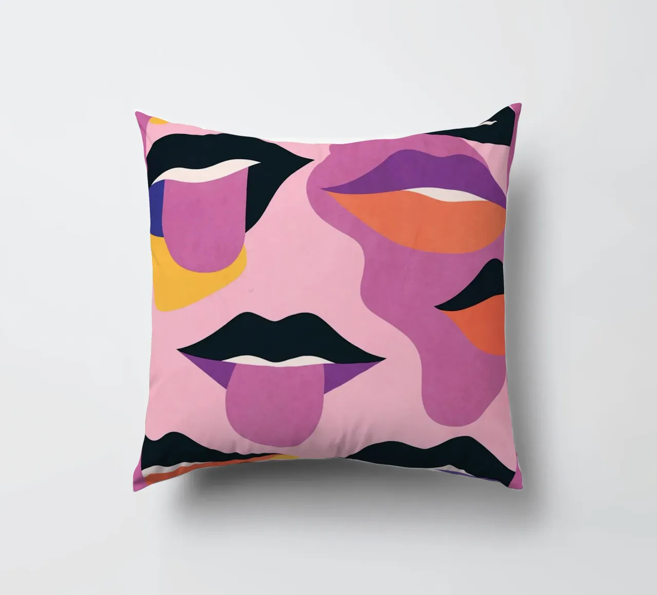 Labbra pop art cuscino da Gaite