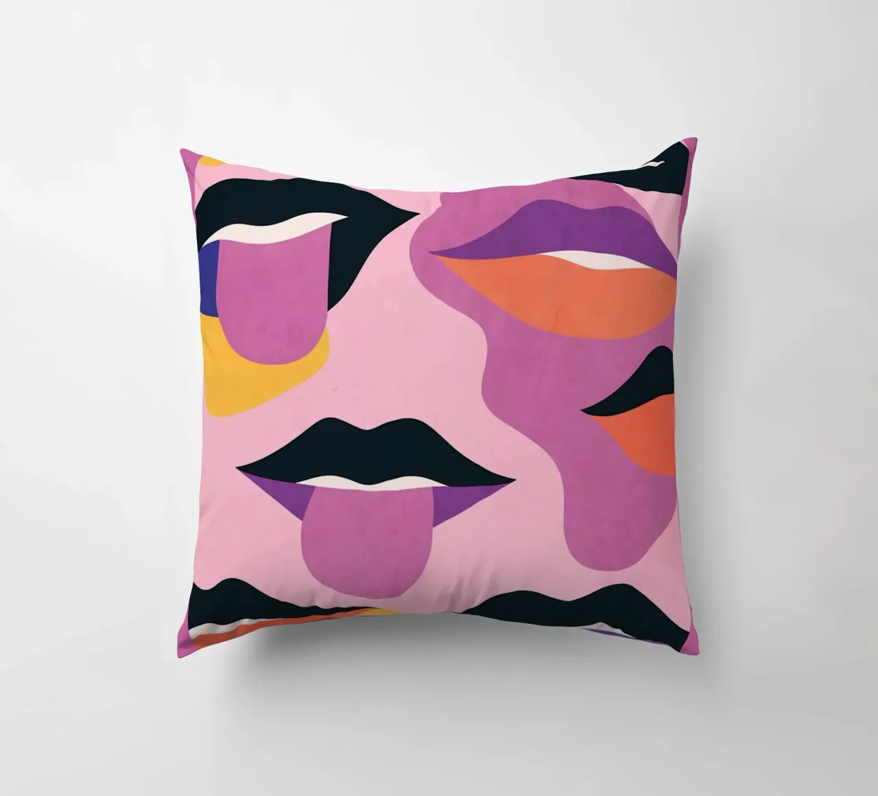 Labbra pop art cuscino da Gaite