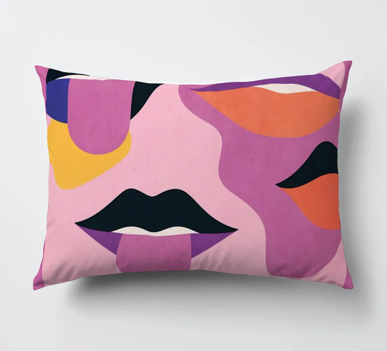 Labbra pop art cuscino da Gaite