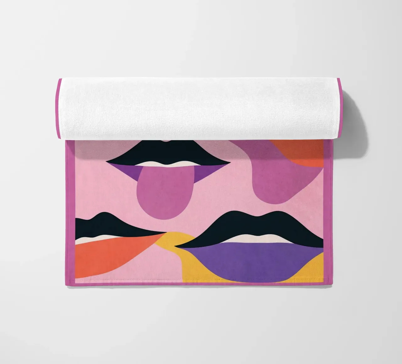 Labbra pop art telo mare da Gaite