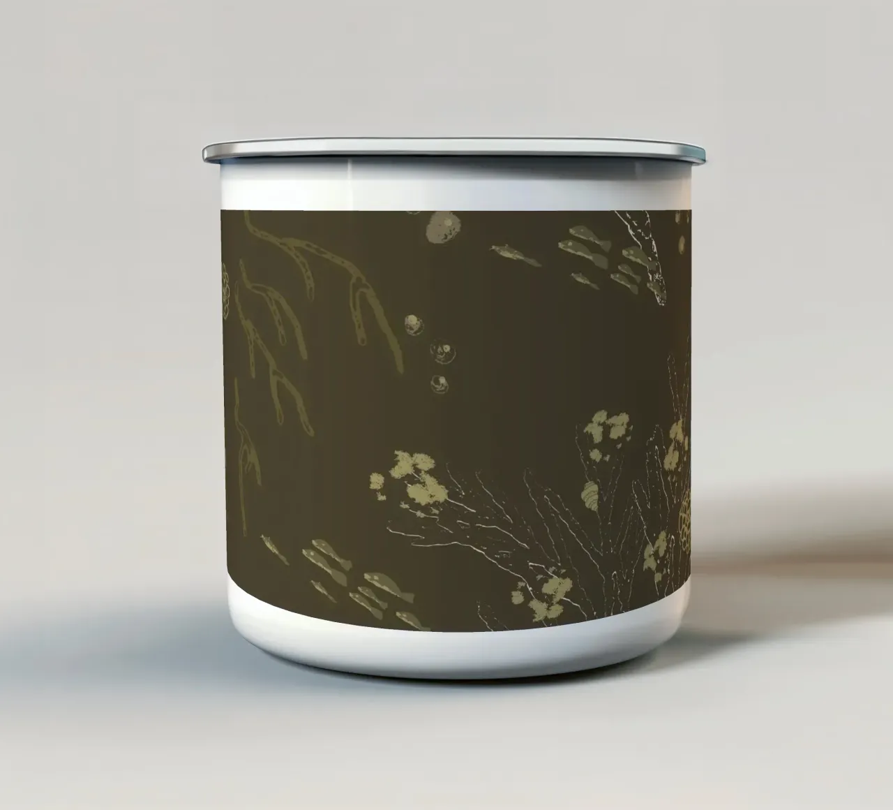 Submerged Sanctuary tazza in smalto da Mandalla Pattern