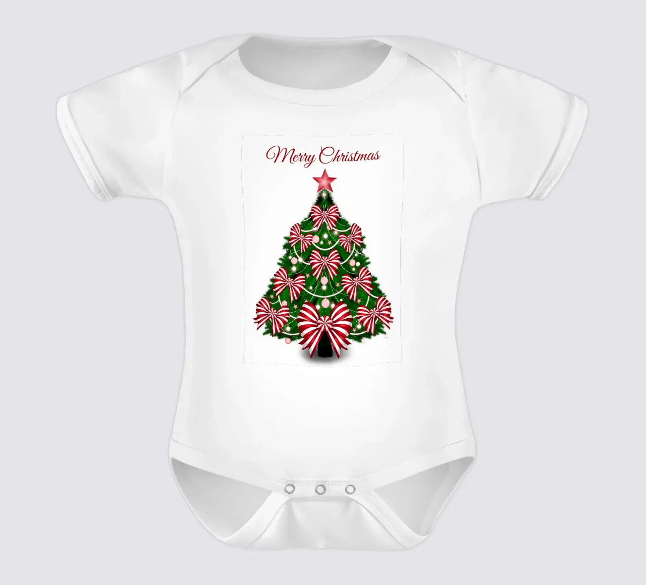 Albero di Natale body neonato maniche corte da HARU HARU