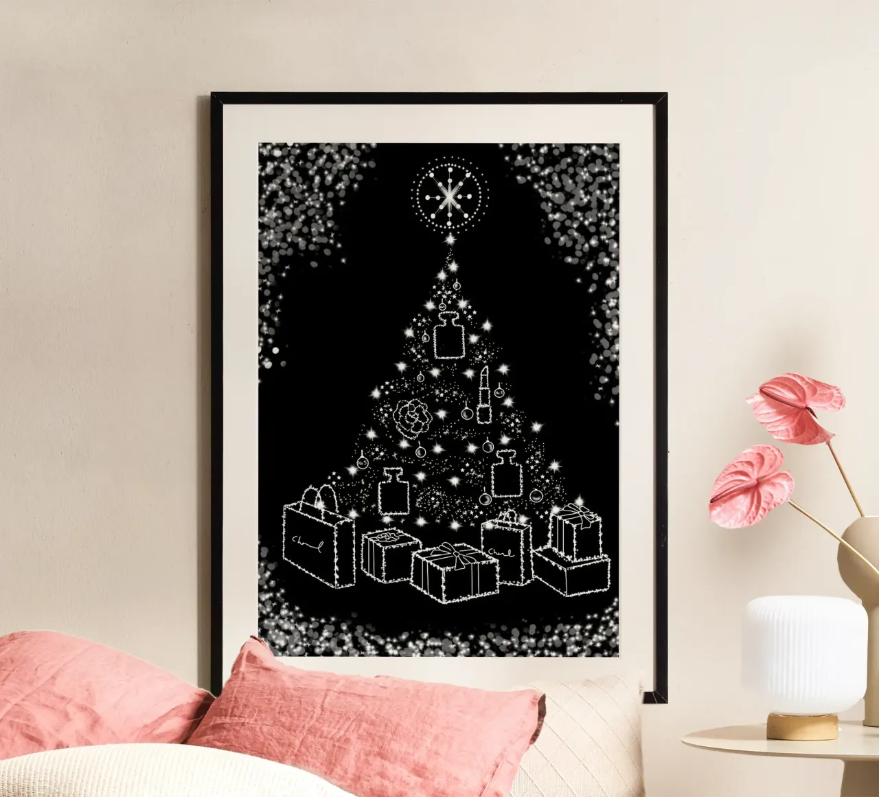 Moda albero di Natale carta hahnemühle da HARU HARU