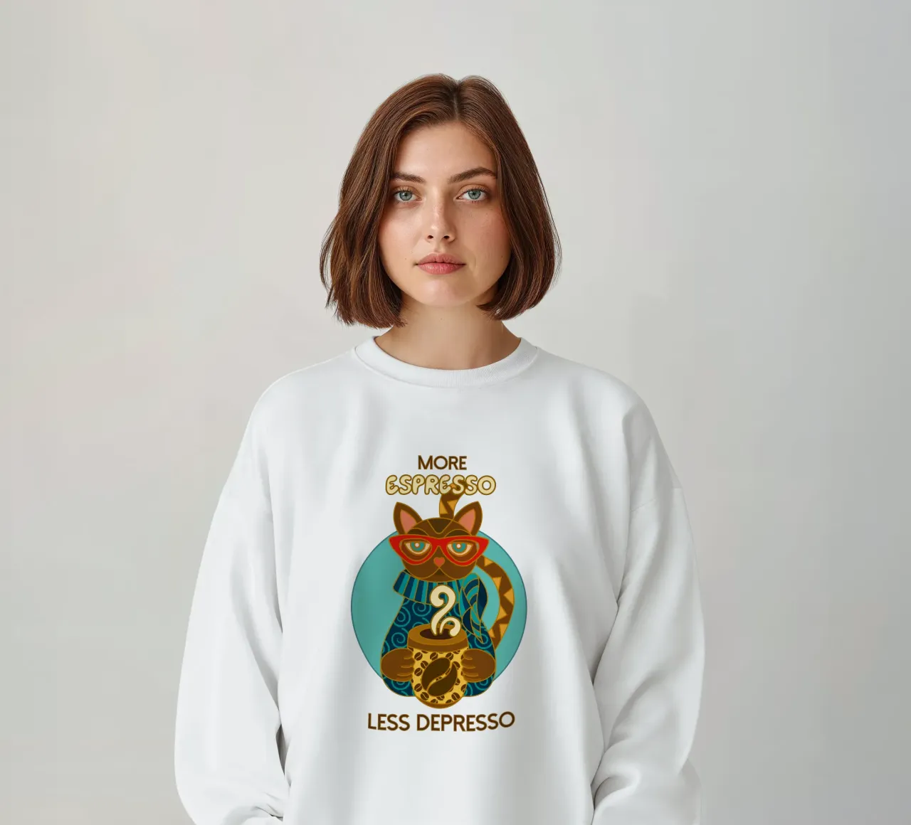 More Espresso sweat de Ana Paniagua Design