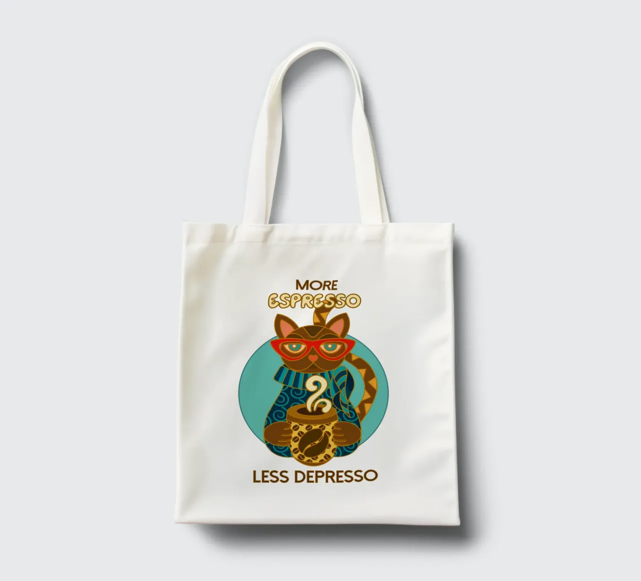 More Espresso borsa in juta da Ana Paniagua Design