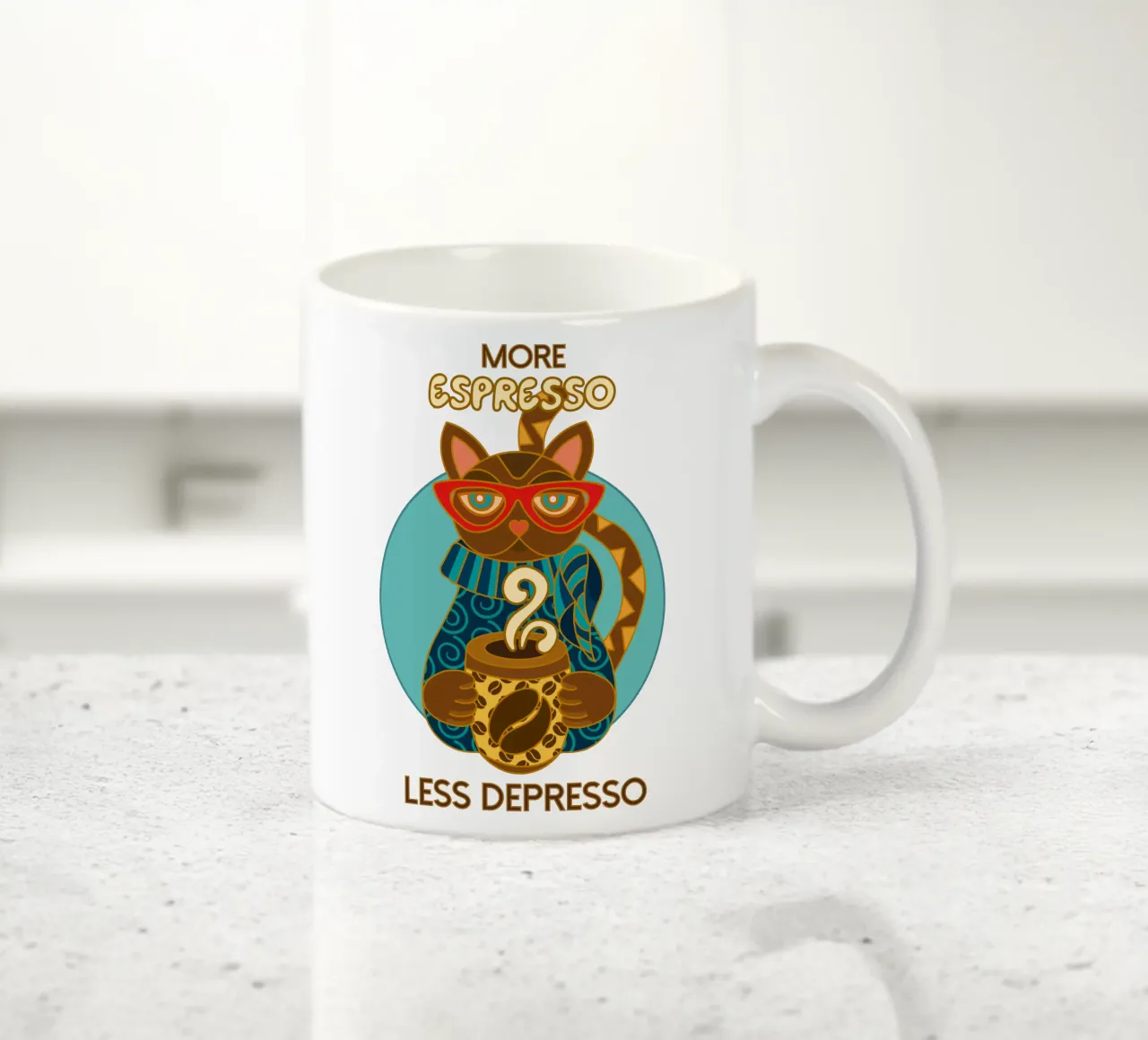 More Espresso Keramik Tasse von Ana Paniagua Design