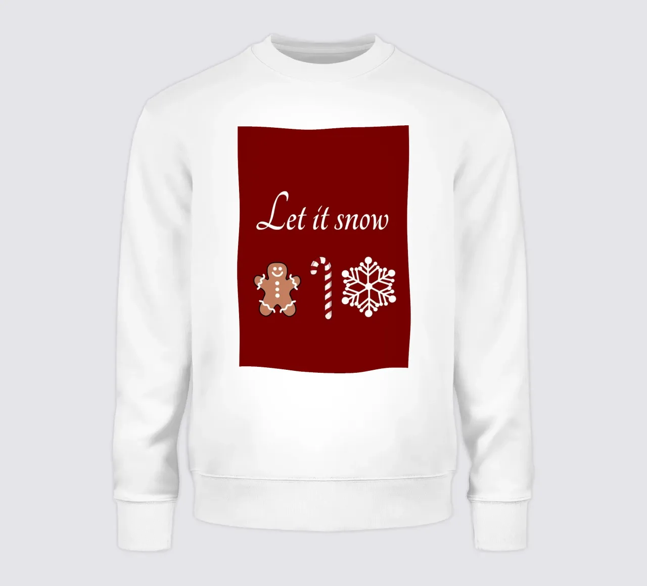 Que nieve en Navidad sudadera de HARU HARU