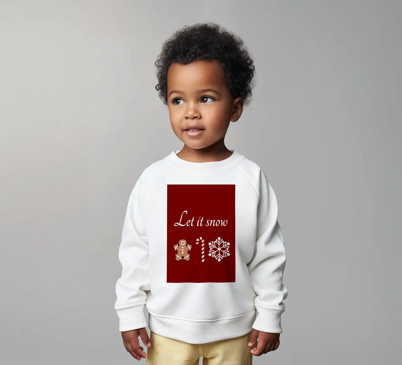 Natale innevato felpa neonato da HARU HARU
