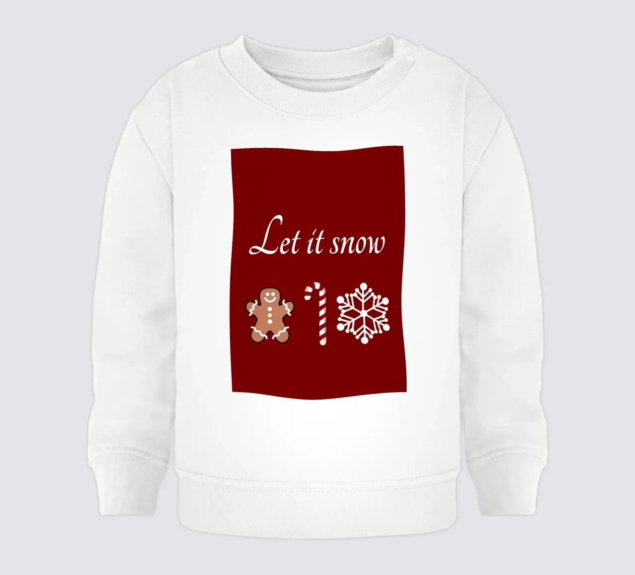 Natale innevato felpa neonato da HARU HARU