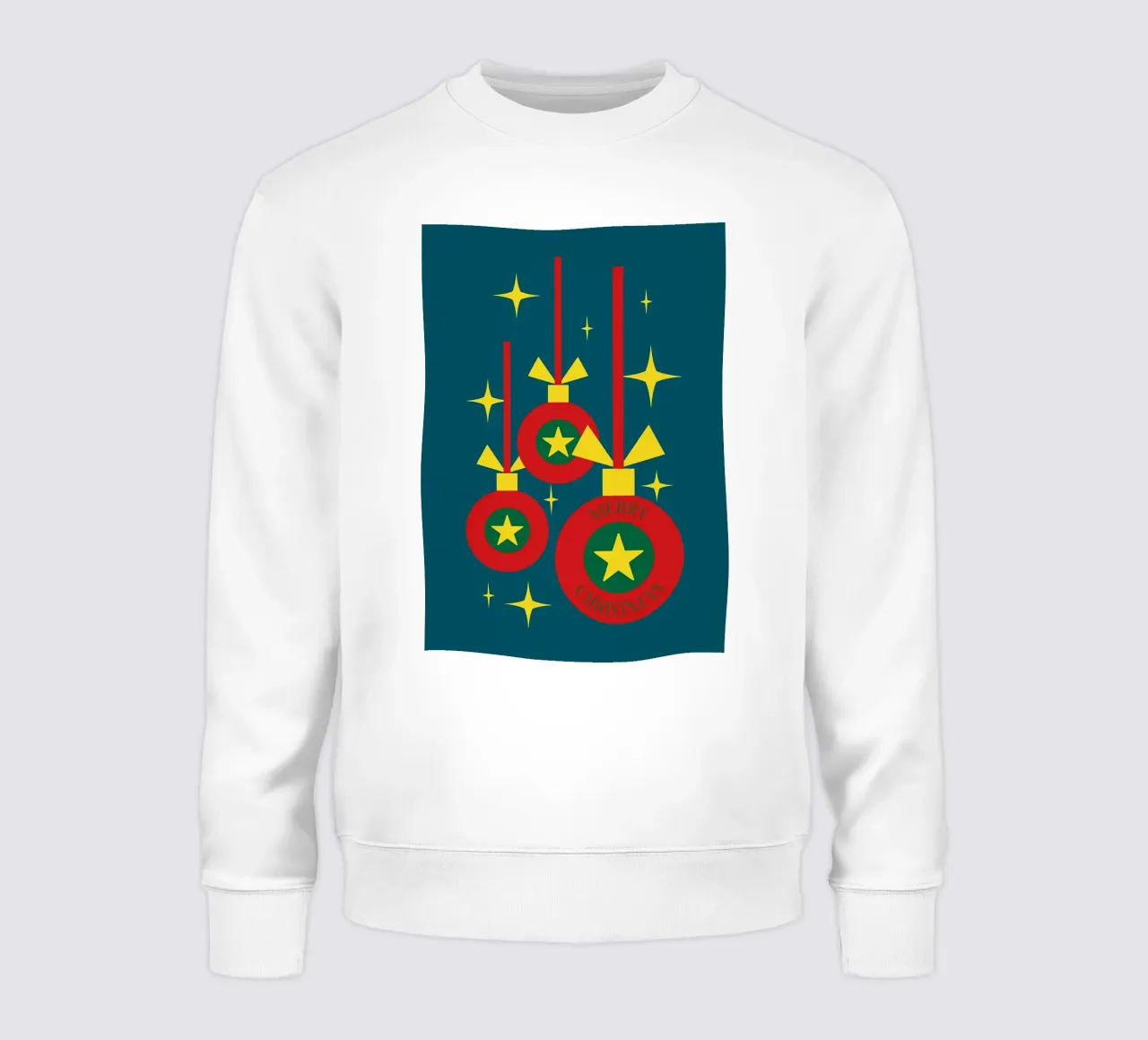 Adornos de Feliz Navidad sudadera de HARU HARU