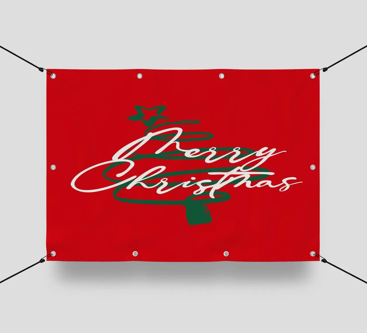 Buon albero di Natale telo in pvc da HARU HARU