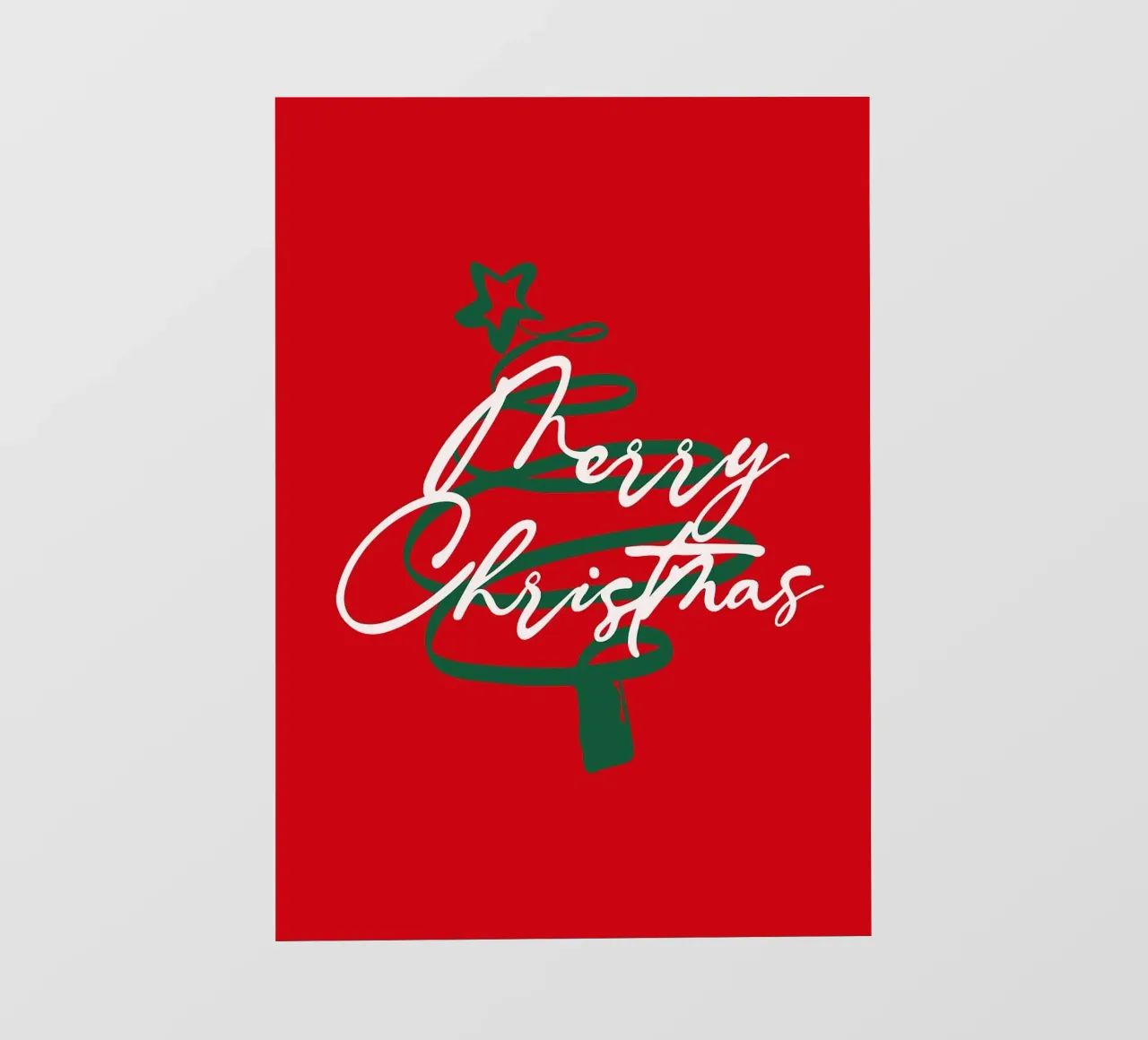 Buon albero di Natale telo in pvc da HARU HARU