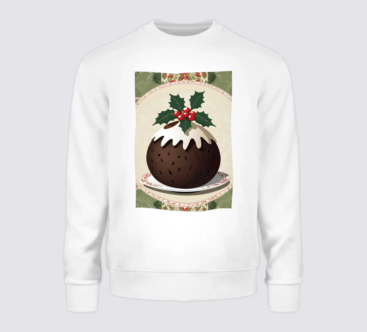 Pudin de Navidad sudadera de Twinkle & Thread