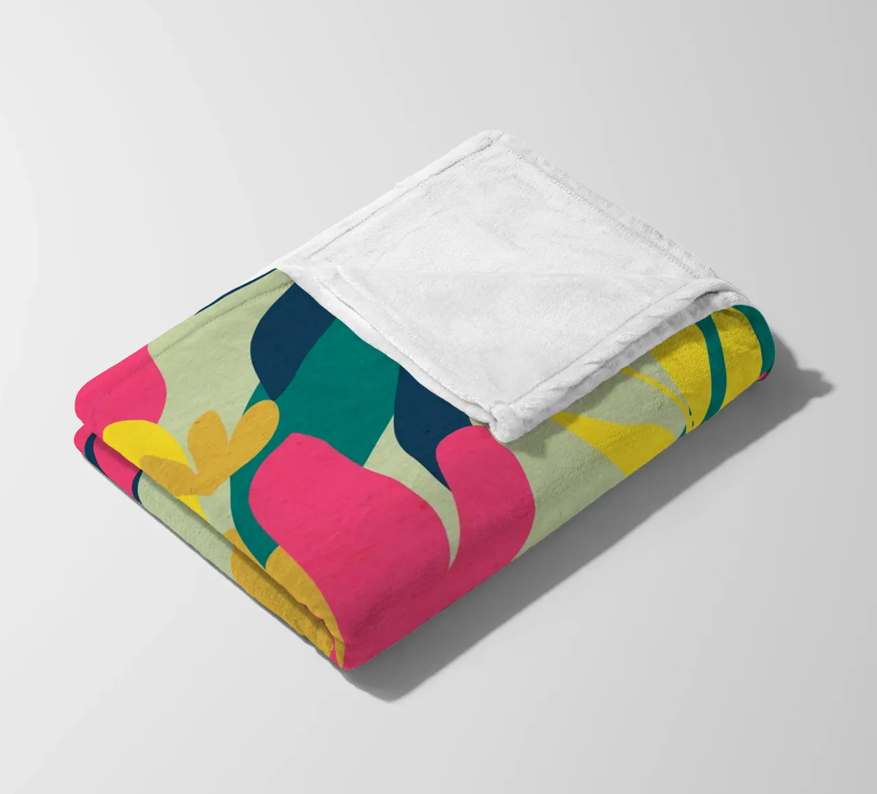 Fiori della giungla coperta in pile da Kim Hubball Studio