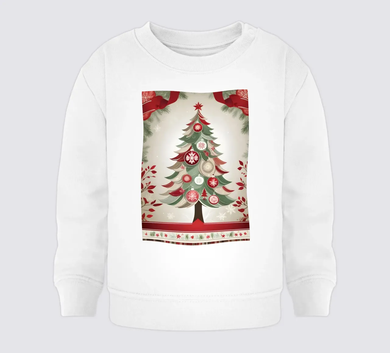 Albero di Natale felpa neonato da Twinkle & Thread