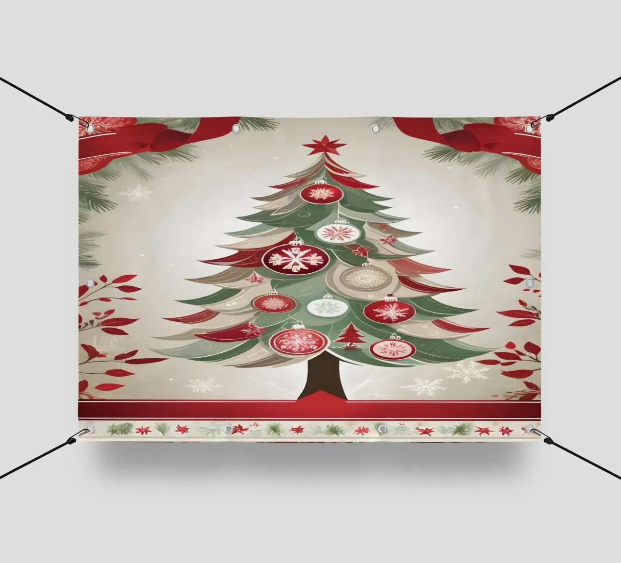 Albero di Natale telo in pvc da Twinkle & Thread