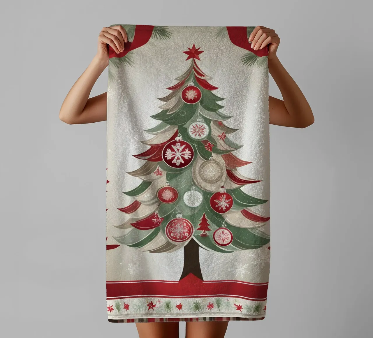 Albero di Natale asciugamano da bagno da Twinkle & Thread