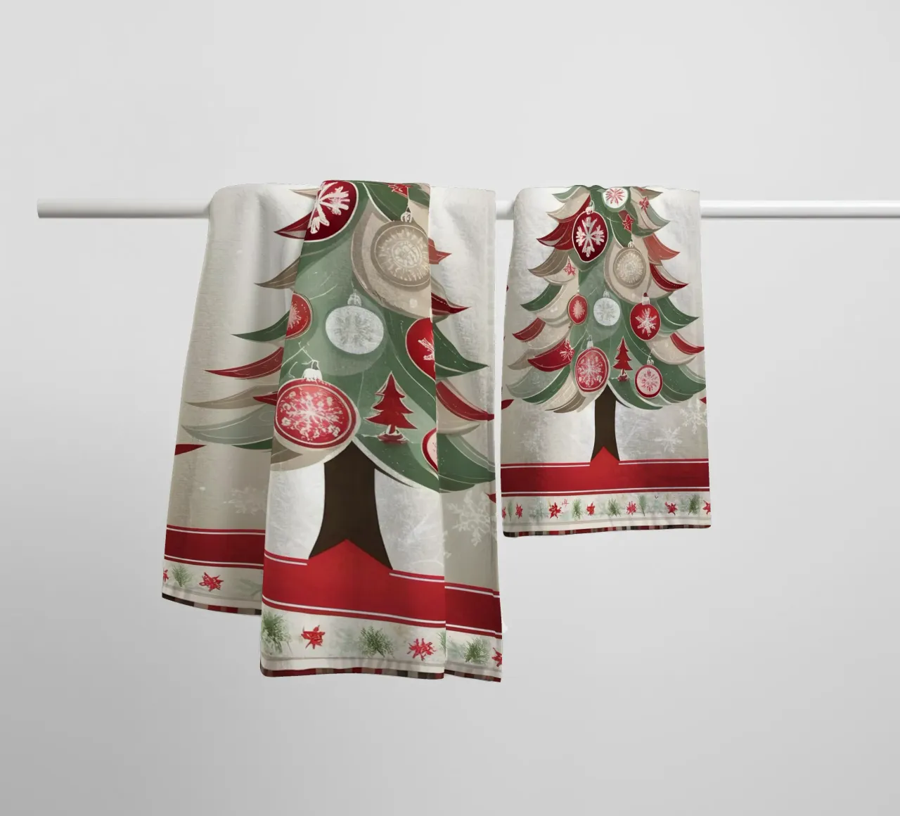 Albero di Natale asciugamano da bagno da Twinkle & Thread