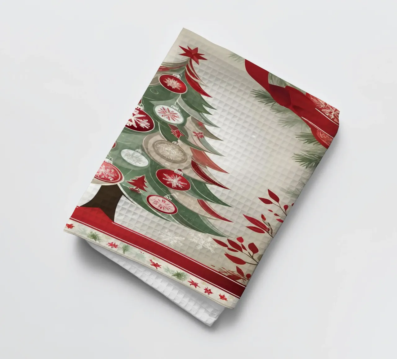 Albero di Natale canovaccio da cucina da Twinkle & Thread