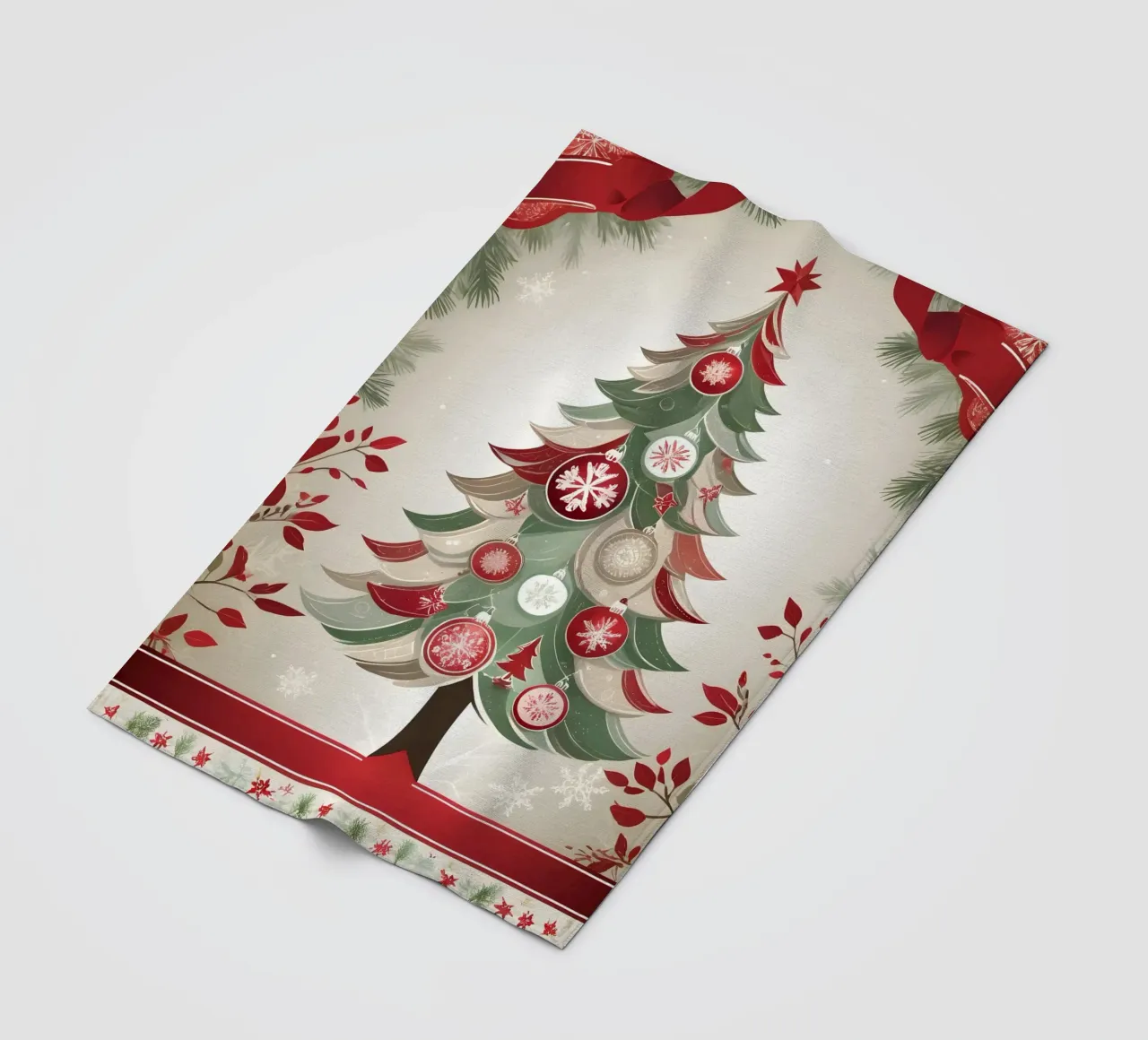 Albero di Natale coperta in pile da Twinkle & Thread